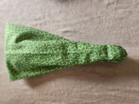 Image 3 of Green Calico Hair Covering 