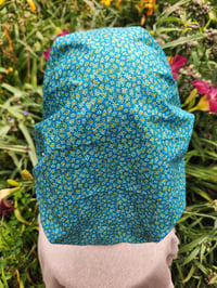Image 2 of Blue Tiny Daisy Hair Covering 