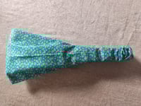 Image 3 of Blue Tiny Daisy Hair Covering 