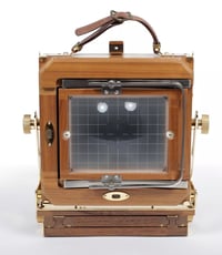 Image 6 of Zone VI "gold" 4X5 Camera w/ 150mm + 210mm Lenses + Holders + FRESNEL + FILM #4083
