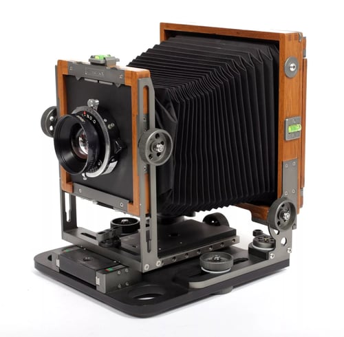 Image of Chamonix 045F-2 4X5 camera W/ 150mm + 210mm APO Lenses + Holders + Film + Fresnel #4836