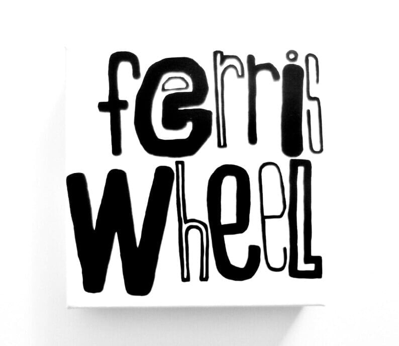 Image of feRRiS WHeeL - 8" X 8" CANVAS