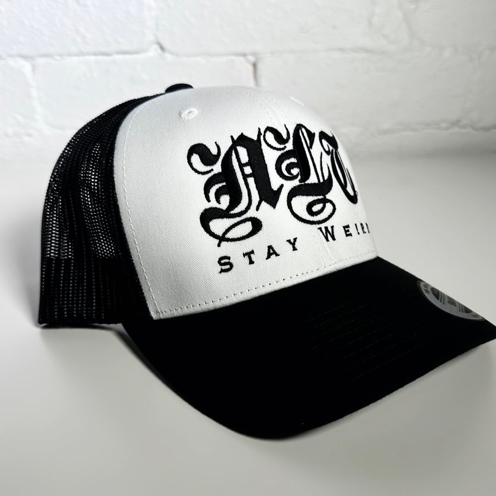 NLT Stay Weird | Monochrome Trucker