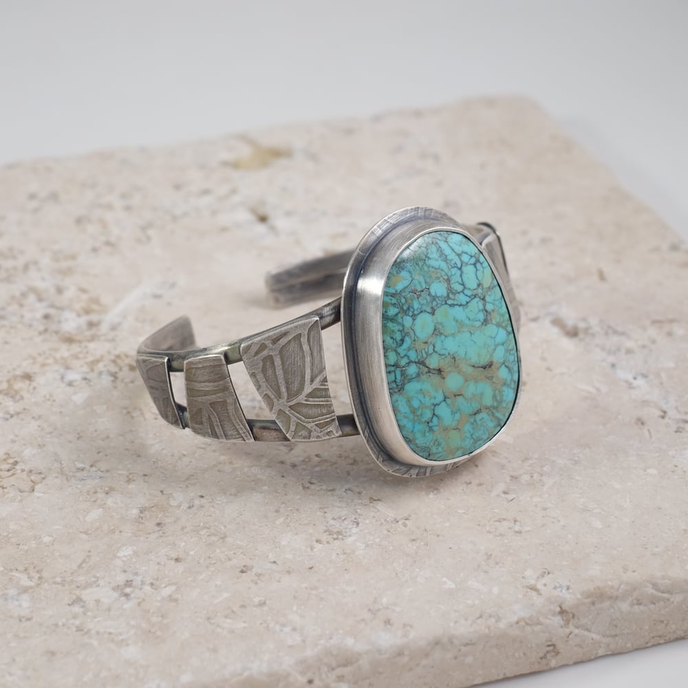 Image of Hubei Turquoise, Sterling Silver Cuff