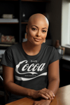 BLACK  Enjoy COCOA - Pure Melanin soda parody t-shirt