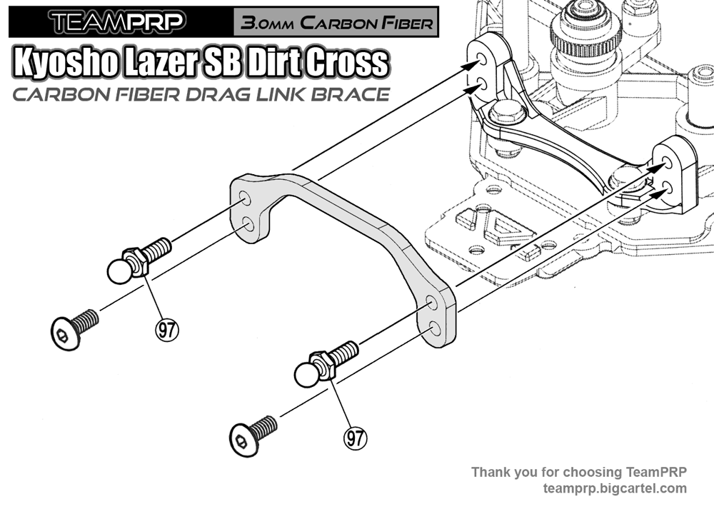 Kyosho Lazer SB Steering Brace