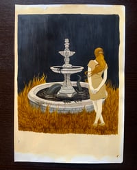 Image 2 of “F is for Fountain” - Original Painting