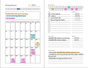 Image of Fanfiction Writing Planner