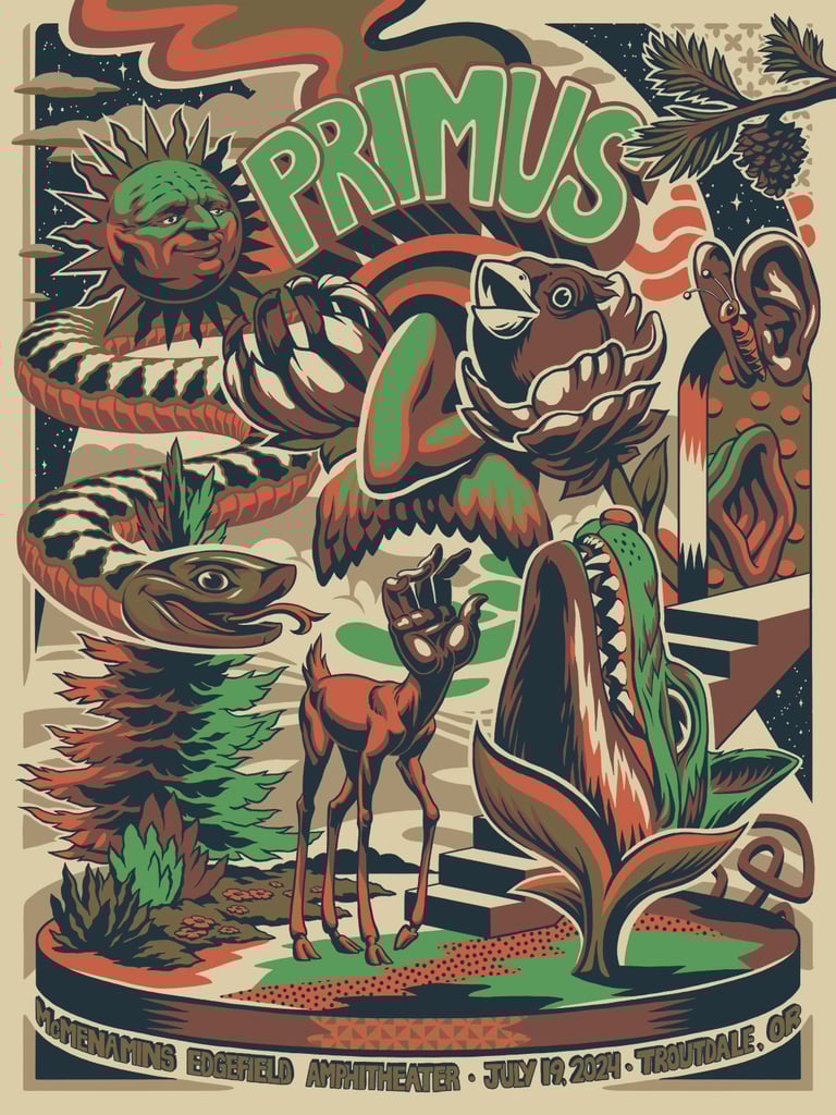 PRIMUS - Troutdale, OR - 7/19/24 (regular & foil)
