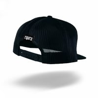 Image 2 of "Rancher" Charcoal/Black Flatbill Snapback