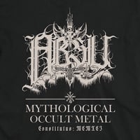 Image 2 of ABSU - CONSTITUTUS: MCMXCI (VINTAGE WHITE PRINT)