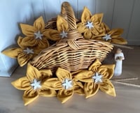 Image 2 of Memory Flowers custom created from fabric from a clients loved ones clothing