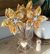 Image 4 of Memory Flowers custom created from a clients loved ones cloths