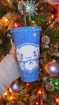 Image 1 of Cinnamoroll Rhinestone Tumbler 