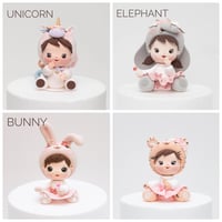 Image 3 of Baby Wearing Bodysuit Cake Topper