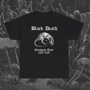 Image of Black Death European Tour T-Shirt