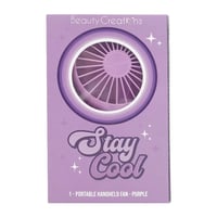 Image 2 of Beauty Creations Portable Fan Stay Cool Purple