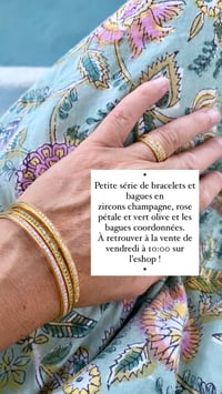 Image 3 of ❣️Soldes : bracelets zircons réglables  