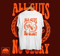 Image 1 of White All Guts No Glory Oversized Tee