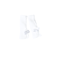 Image 1 of CANDY WHITE BOW BALLET SOCKS