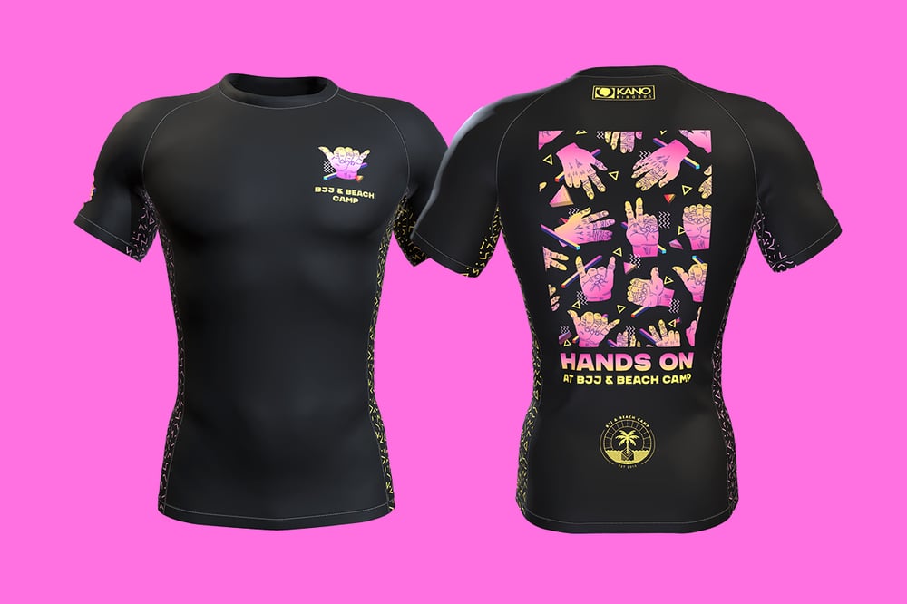 Image of BJJ&Beach Camp 2024 limited edition rashguard