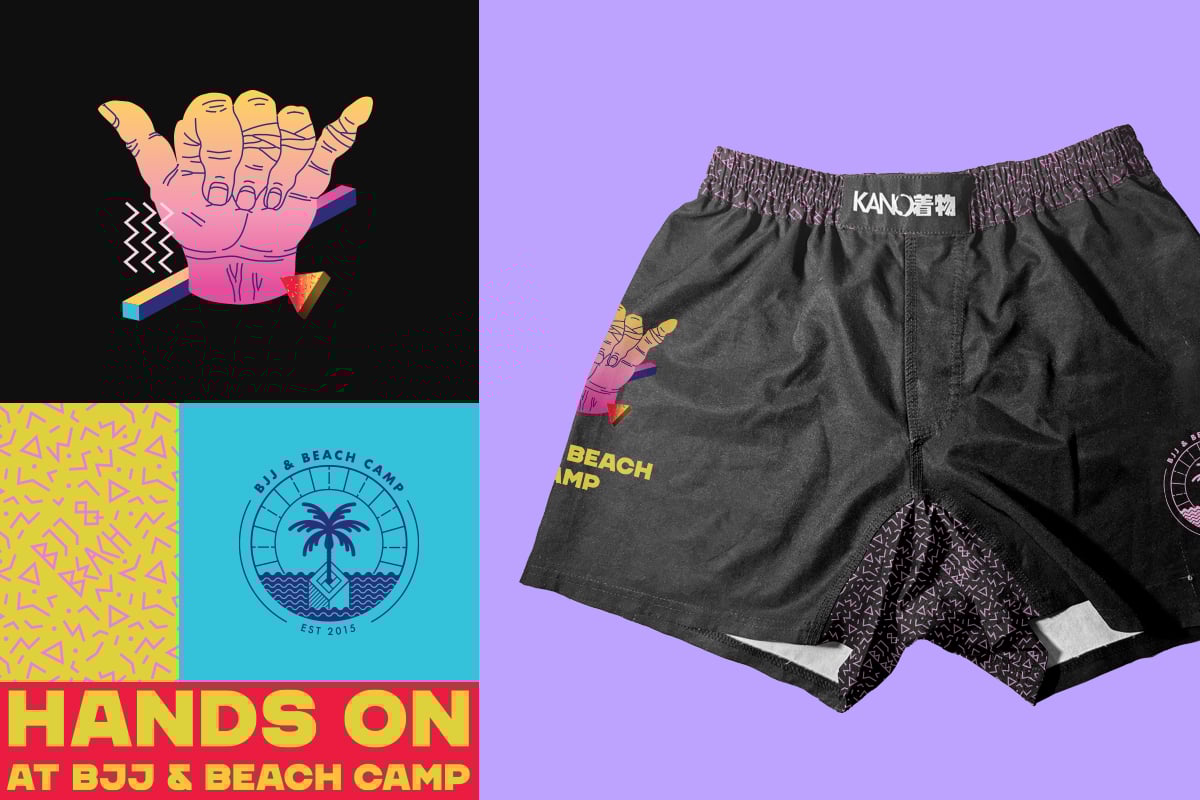Image of BJJ&Beach Camp 2024 limited edition fight short