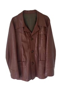 1970s Brown Leather Jacket 