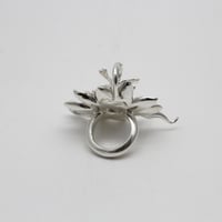 Image 5 of passionflower ring 6.5 US