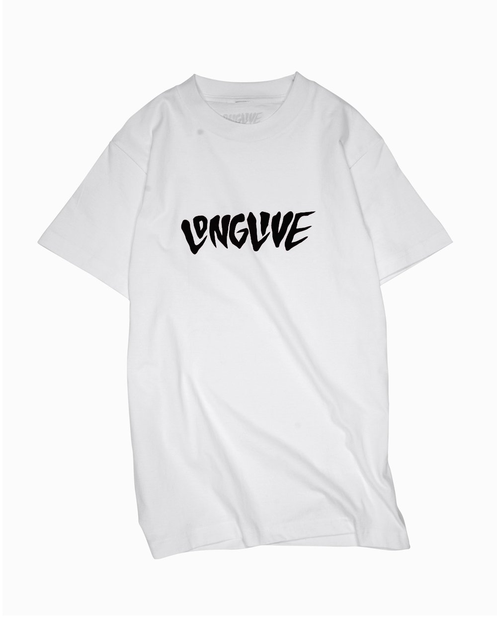 Image of Creepy Logo White Tee