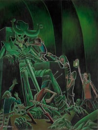 Crypt in Green 18" X 24" Color Poster