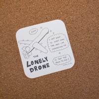 lonely drone sticker
