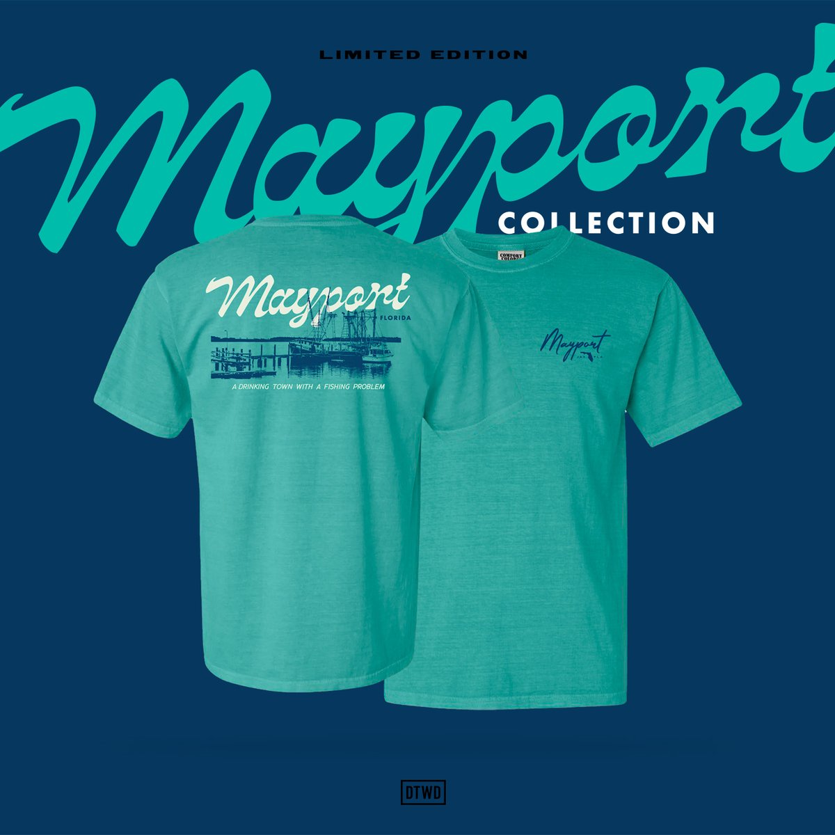 Image of Mayport - Seafoam tee