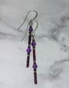 Amethyst Earrings - Simple Sophistication