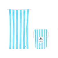 Dock & Bay Beach Towel - Quick Dry, Sand Free - Compact, Lightweight - 100% Recycled - Includes Bag