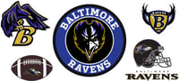 Double Sided Uv Dtf Wrap Football FB32 Baltimore