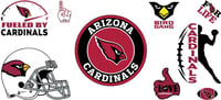 Double Sided Uv Dtf Wrap Football Arizona FB34 Cardinals
