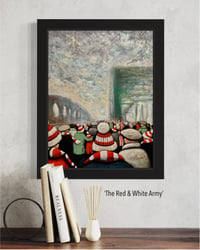 Image 1 of ‘The Red & White Army’ (Oil painting)