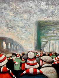 Image 3 of ‘The Red & White Army’ (Oil painting)