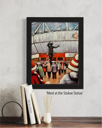 Image 1 of ‘Meet at the Stokoe Statue’ (Oil painting)