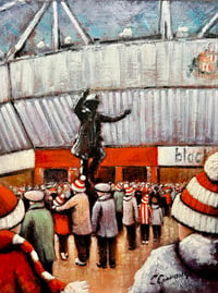 Image 3 of ‘Meet at the Stokoe Statue’ (Oil painting)