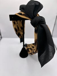 Image 1 of Animal print with Bow headbands