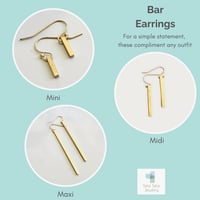 Image 1 of The Bar Earrings