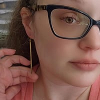 Image 4 of The Bar Earrings