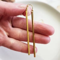 Image 5 of The Bar Earrings