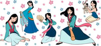 Double Sided Uv Dtf Wrap Mulan | W0794