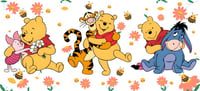 Pooh Tigger Eyore Double Sided Uv Dtf Wrap Pooh Bear & Pals | W0804