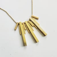 Image 5 of Beaded Bar Bib Necklace