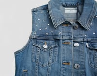 Image 5 of Moonlit Swan Denim Vest 