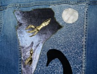 Image 3 of Moonlit Swan Denim Vest 