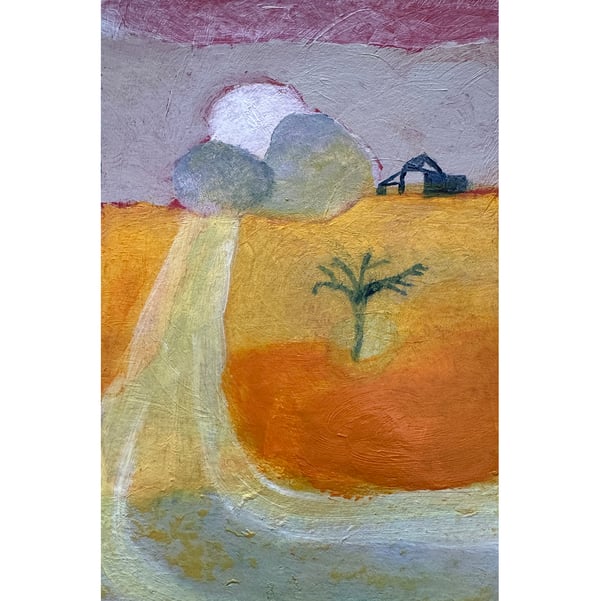 Image of Healing Cardboard:Country Road Morning